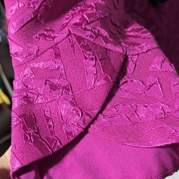 Frank Lyman Design Fuchsia Textured Blazer - Picture 4 of 7